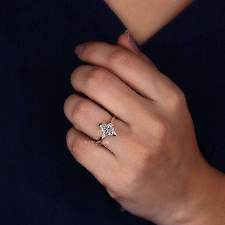 lab created diamond wedding ring