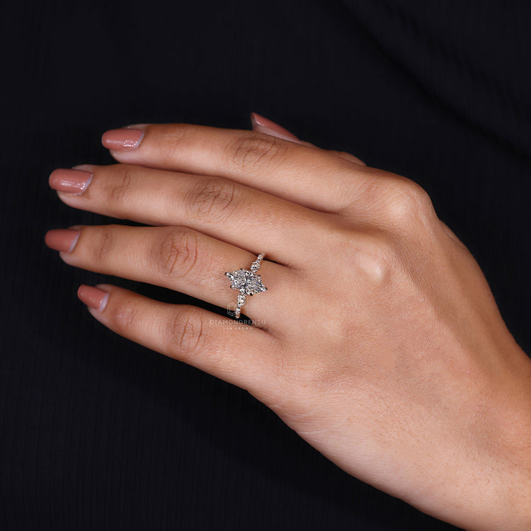 Rose Cut Diamond Ring showcasing timeless beauty and charm.