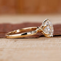 Solitaire Engagement Ring designed for simplicity and beauty.