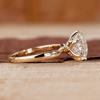 Solitaire Engagement Ring designed for simplicity and beauty.