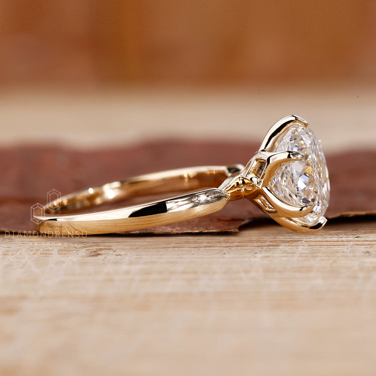 Solitaire Engagement Ring designed for simplicity and beauty.