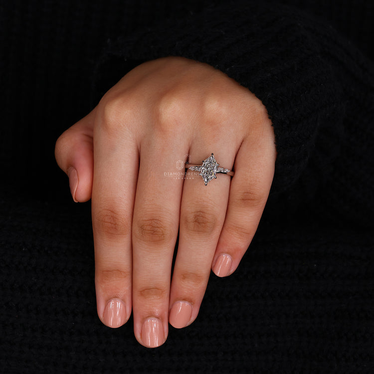 Bridge Accent Ring Setting with exquisite craftsmanship.