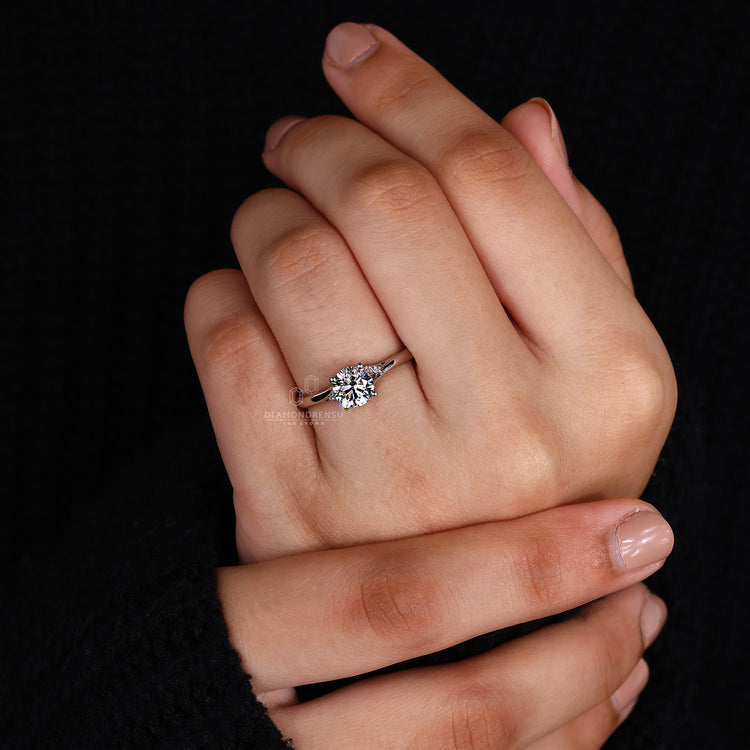 Simple Engagement Ring, Buy Engagement Ring, Lab Grown Diamond