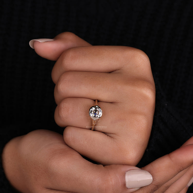 Signet Ring for Women featuring intricate details.