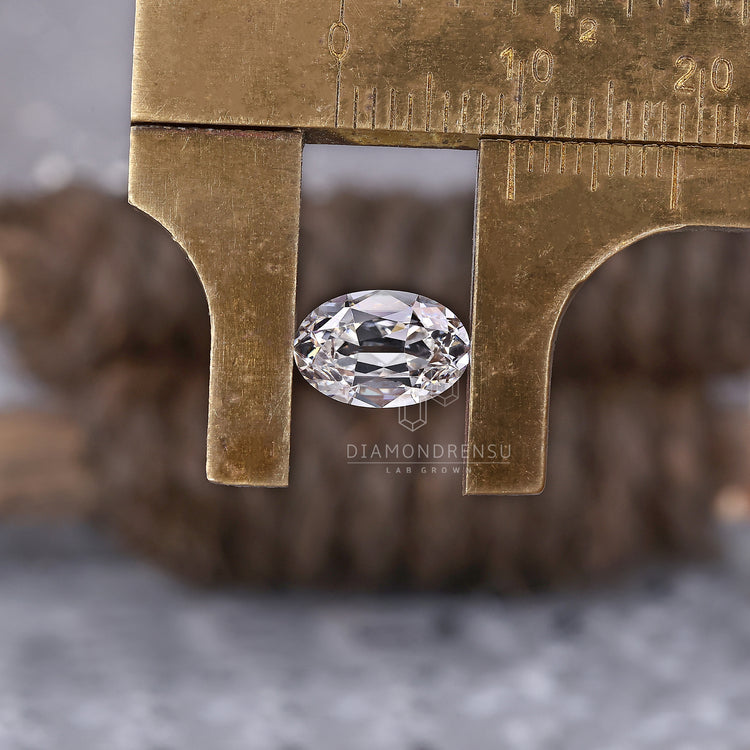 Old Mine Cut Oval Diamond