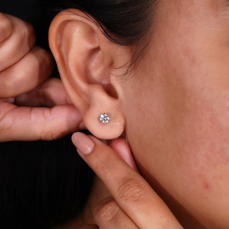 Beautiful diamond stud earrings for women seeking elegance.