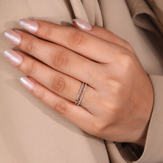 Handmade band crafted by skilled jewellers.