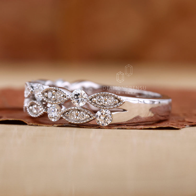 White gold diamond eternity band for ultimate sophistication.