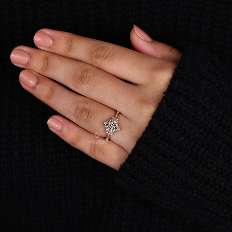 Milgrain Setting Ring showcasing fine craftsmanship.