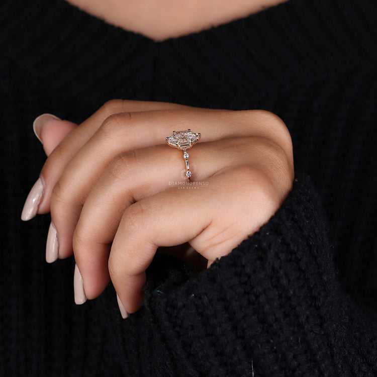 Distance Pave Diamond Ring for added elegance and sparkle.