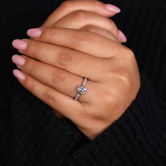 White Gold Diamond Ring designed for ultimate shine.