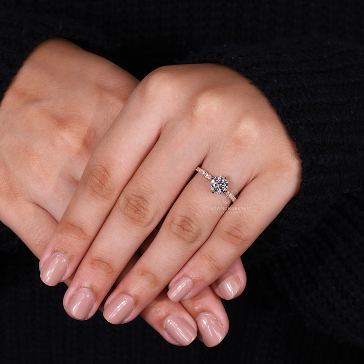 Yellow Gold Engagement Ring designed for elegance and sophistication.