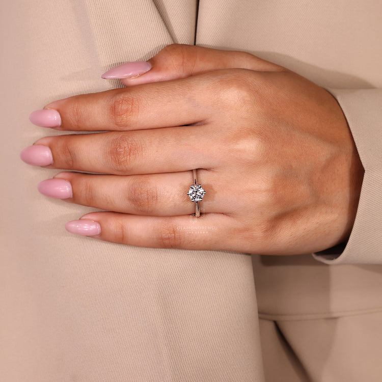 Custom engagement ring designed to match your style.