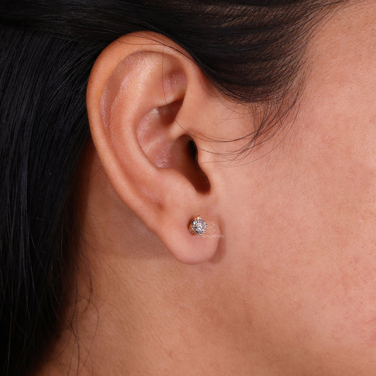 Elegant diamond earrings to elevate your outfit effortlessly.