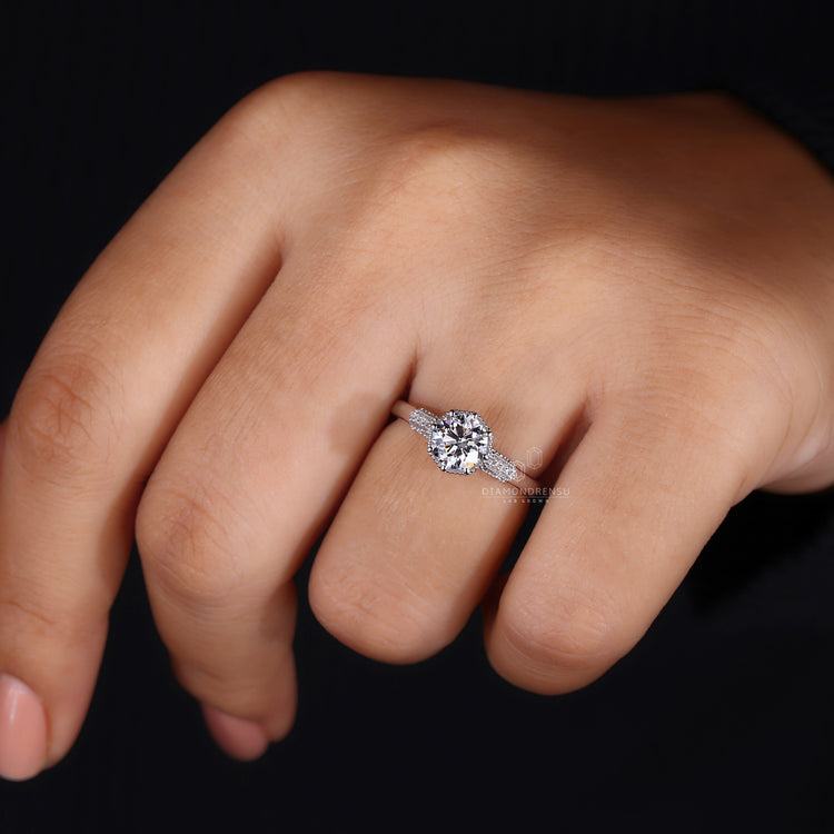 Vintage Diamond Ring with intricate craftsmanship.