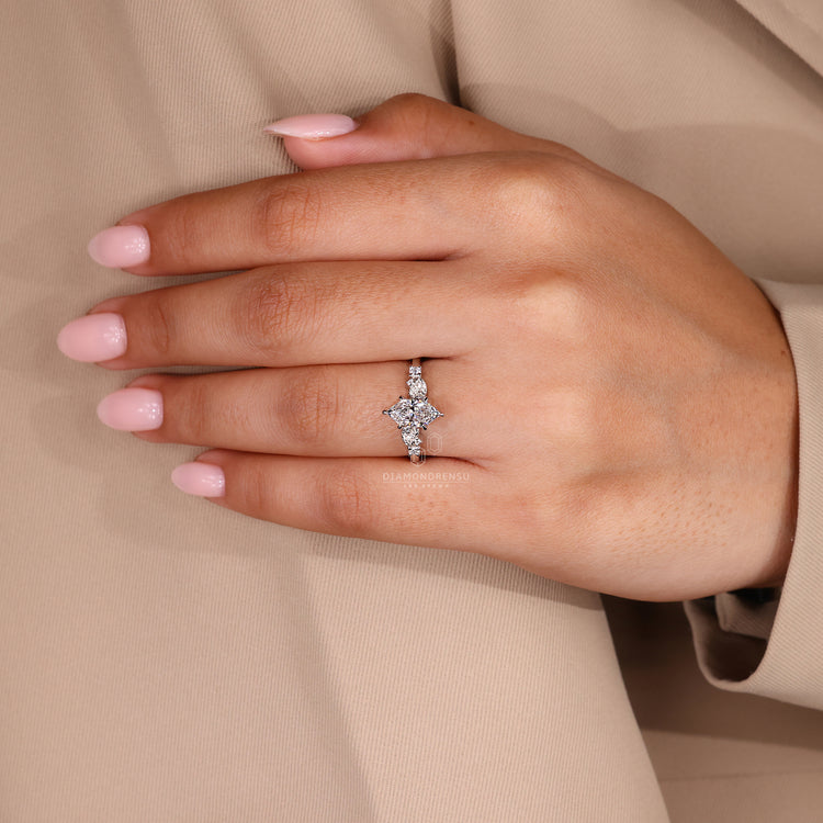 IGI certified handmade ring custom engagement ring