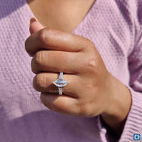 vintage style engagement ring