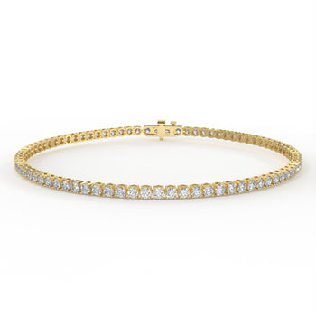2 carat diamond tennis bracelet for women.