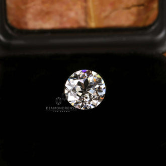 Round Old European Cut lab grown diamond is perfect for custom settings.