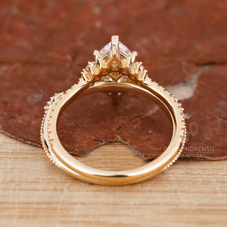 Dutch Marquise Cut Ring featuring a unique and elegant design.