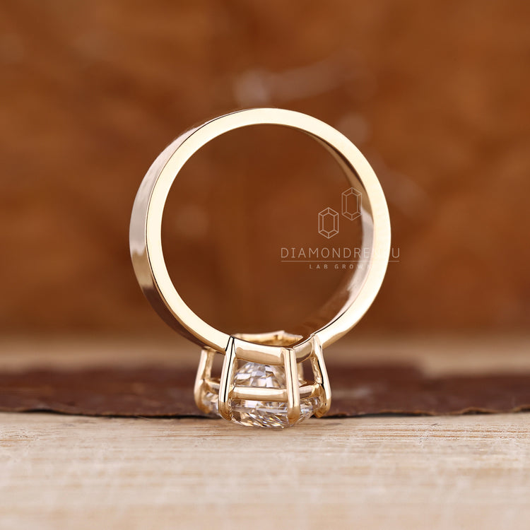 IGI certified marquise diamond ring.