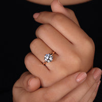 Round Diamond Ring in a timeless solitaire engagement style.