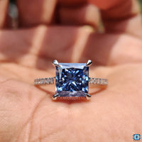 Classic 4 Prong Princess Cut Engagement Ring