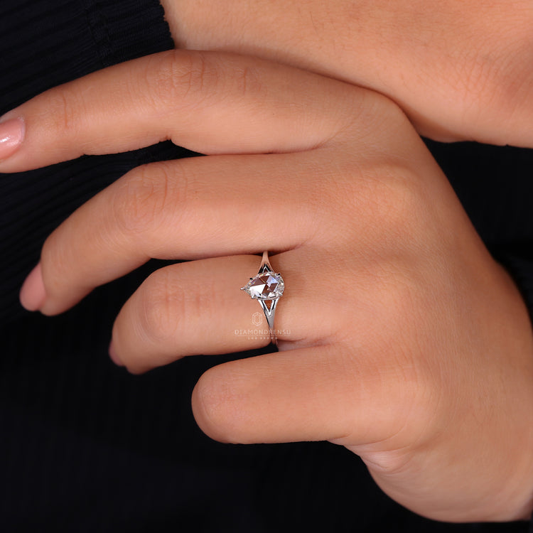 Solitaire Diamond Ring showcasing a classic design.