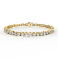 10 carat lab diamond tennis bracelet for women.