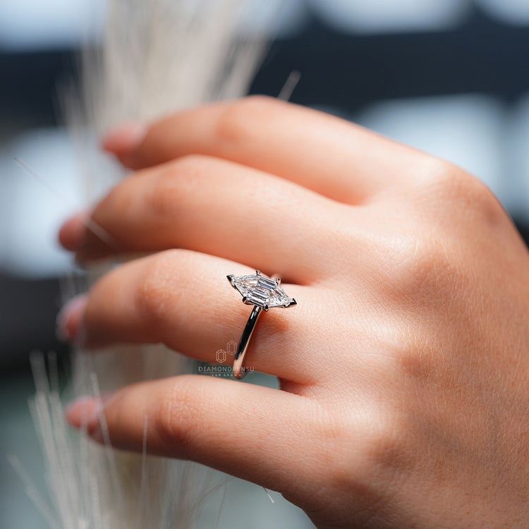 White gold diamond ring designed for special moments.