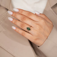 IGI certified Dutch marquise diamond ring.