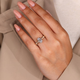 Handmade jewelry crafted with care for a meaningful engagement.