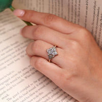 Custom diamond ring handcrafted with Lab Grown Diamond brilliance.