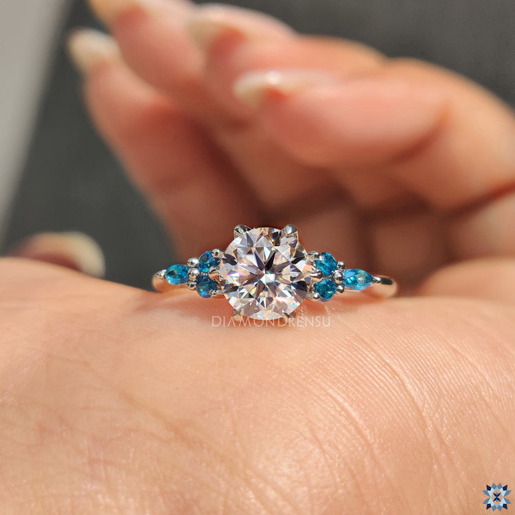 Proposal ring handmade ring diamondrensu ring handmade jewelry.