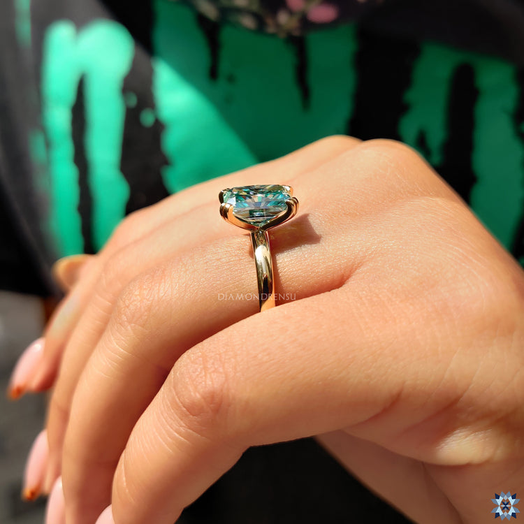 Customize ring to match your unique engagement vision.
