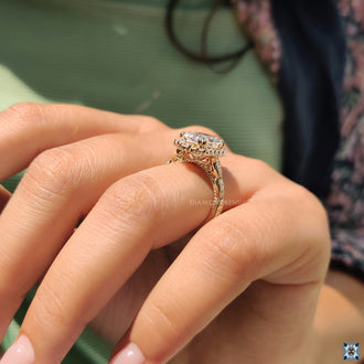 Buy moissanite ring from Diamondrensu for the perfect proposal.