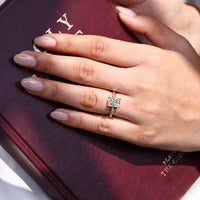 4 prong claw setting diamond ring handcrafted by Diamondrensu.