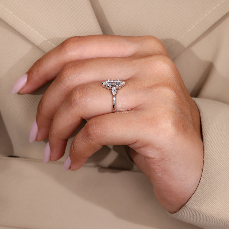 Custom engagement ring crafted to match your personal love story.
