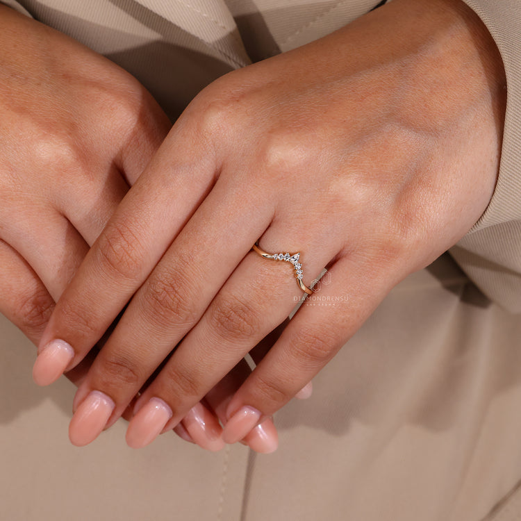 Handmade band with fine details and artisan craftsmanship.