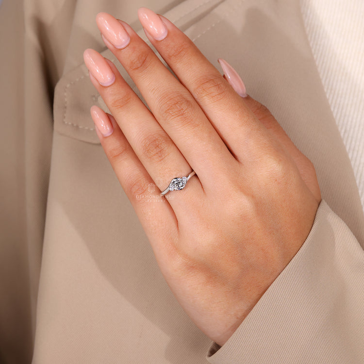 Lab Grown Diamond ring offering brilliance with sustainability.