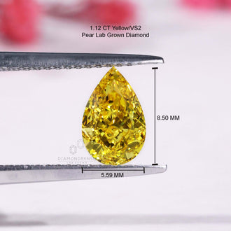 Buy loose lab grown diamonds pear diamond