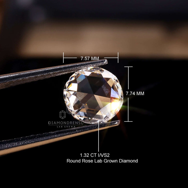 Buy a 1.32 carat rose cut diamond stone.