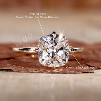 compass prong setting ring