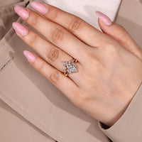Muse setting highlights the marquise center stone.