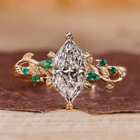 Dutch marquise ring with unique design.
