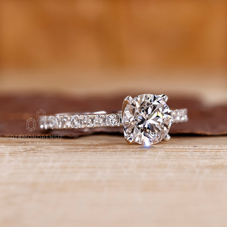 A unique engagement ring is great for a personal style.