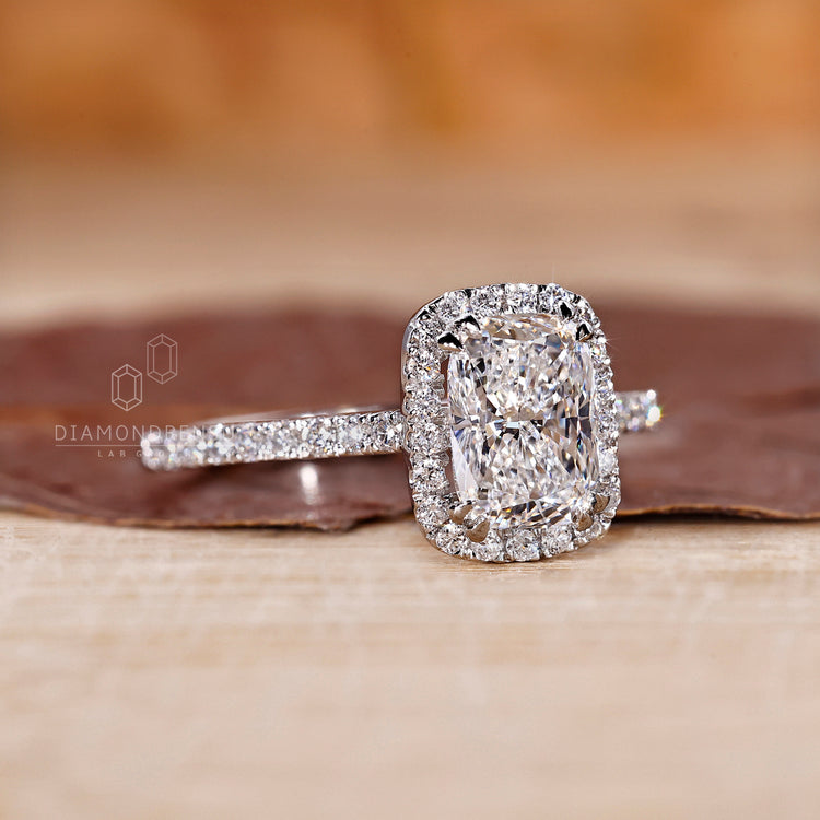 Custom engagement ring designed with a personal touch.