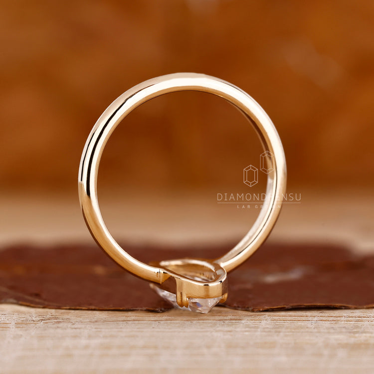 Custom engagement ring with buy diamond ring.