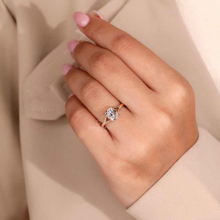 Lab grown diamond offering brilliant and ethical beauty.