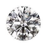 Round diamond on a black background